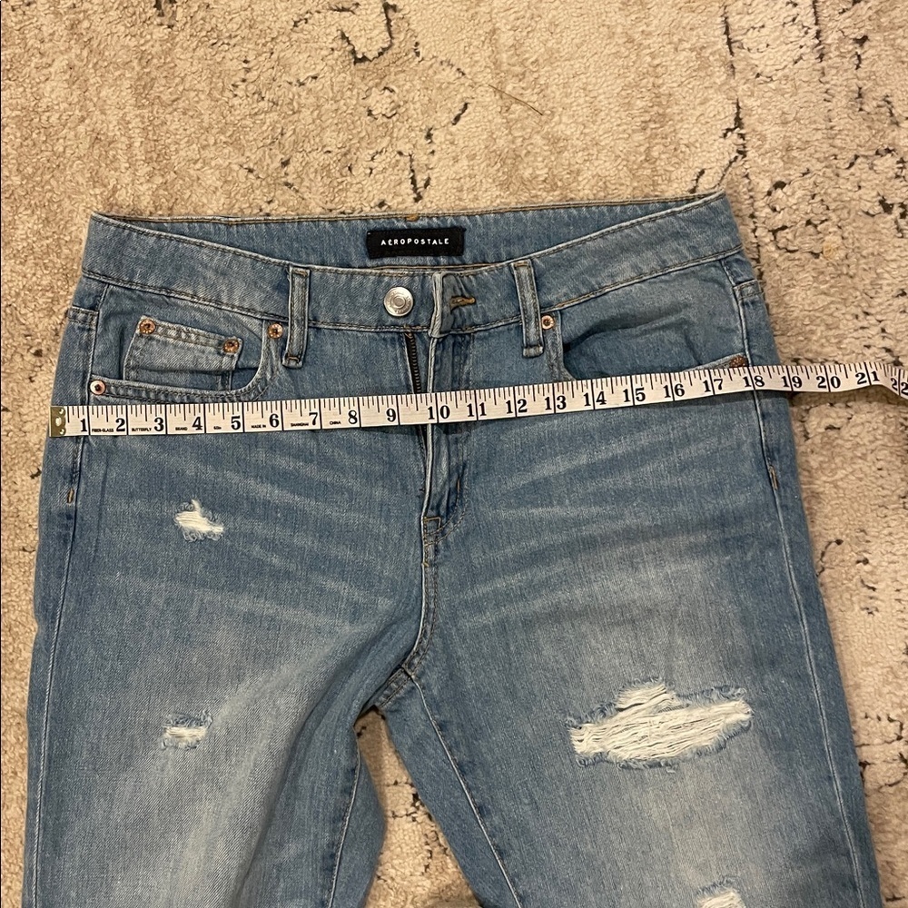 Aeropostale Women's Light Blue Boyfriend Jeans - Picture 16 of 17